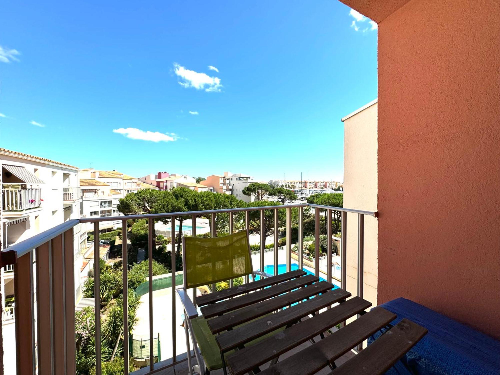 Апартаменты T1 Cap D'Agde Piscine Port Экстерьер фото