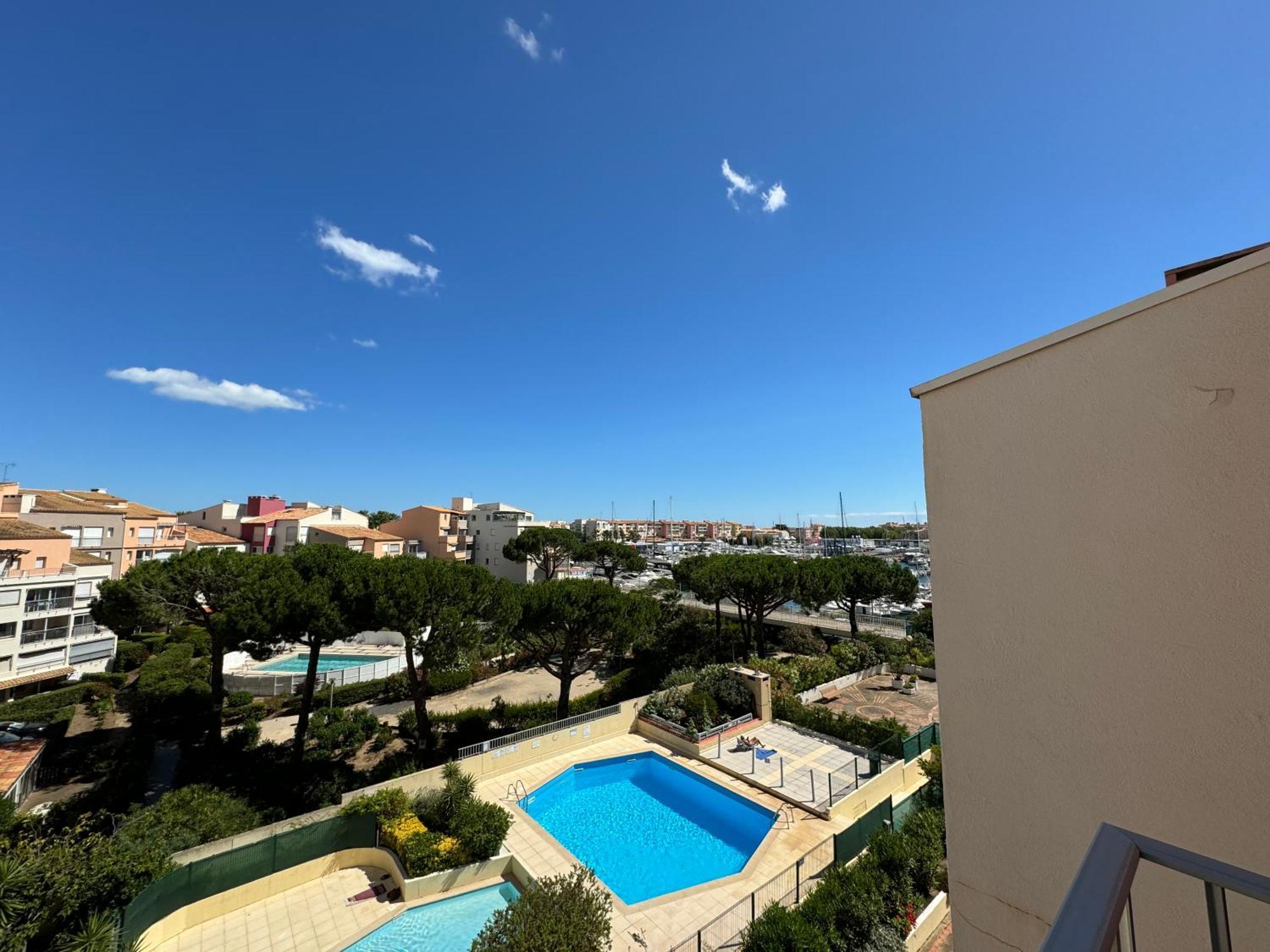 Апартаменты T1 Cap D'Agde Piscine Port Экстерьер фото